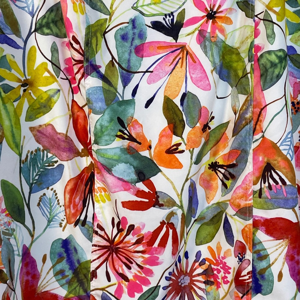 RipSkirt Hawaii Floral Wrap Skirt Women XL Multicolor Watercolor Quick Dry Beach - Picture 7 of 9